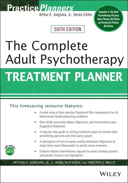 Produktbild: The Complete Adult Psychotherapy Treatment Planner