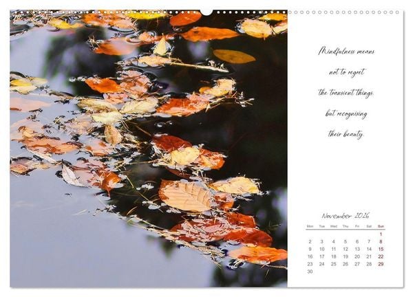Produktbild: Golden breaks with mindfulness (Wall Calendar 2026 DIN A2 landscape), CALVENDO 12 Month Wall Calendar