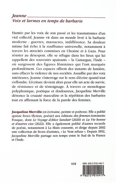 Produktbild: Jeanne : voix et larmes en temps de barbarie