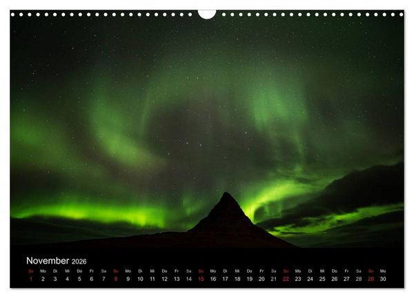 Produktbild: Island - einzigartige Landschaften (Wandkalender 2026 DIN A3 quer), CALVENDO Monatskalender