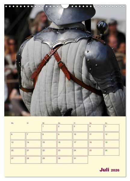 Produktbild: Spektakulum - Mittelalterliches Kalendarium (Wandkalender 2026 DIN A3 hoch), CALVENDO Monatskalender