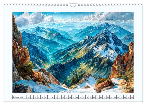 Produktbild: &Ouml;sterreich. Alpenzauber und Seentr&auml;ume (Wandkalender 2027 DIN A3 quer), CALVENDO Monatskalender