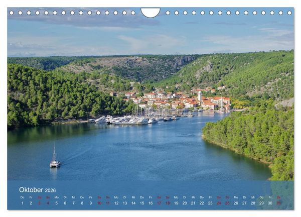 Produktbild: Dalmatien - Stille Orte (Wandkalender 2026 DIN A4 quer), CALVENDO Monatskalender