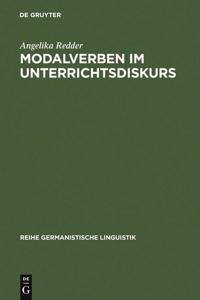 Produktbild: Modalverben im Unterrichtsdiskurs