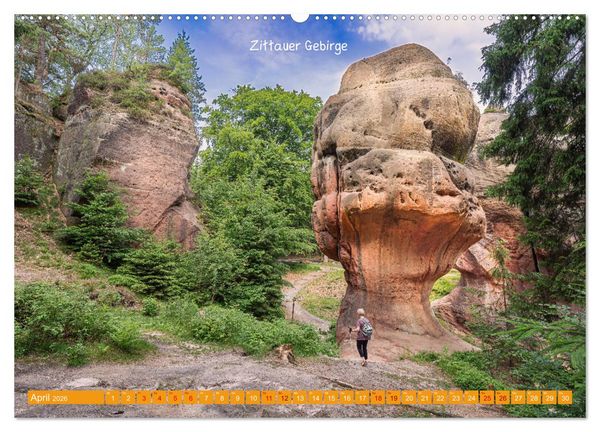 Produktbild: Mitteldeutschland - Landschaft und Kulturdenkmale (hochwertiger Premium Wandkalender 2026 DIN A2 quer), Kunstdruck in Hochglanz