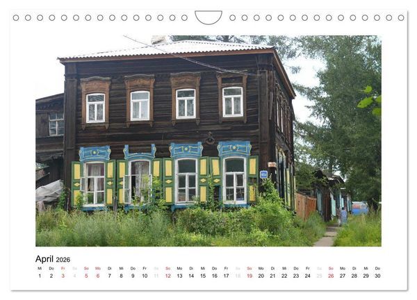 Produktbild: Holzh&auml;user in Irkutsk (Wandkalender 2026 DIN A4 quer), CALVENDO Monatskalender
