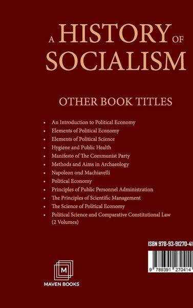 Produktbild: A History Of Socialism