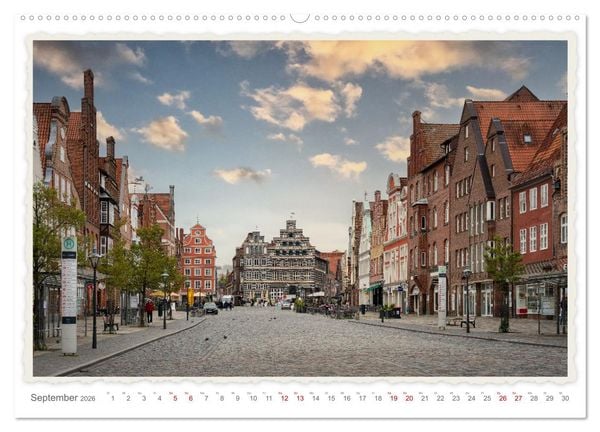 Produktbild: Malerisches L&uuml;neburg (hochwertiger Premium Wandkalender 2026 DIN A2 quer), Kunstdruck in Hochglanz