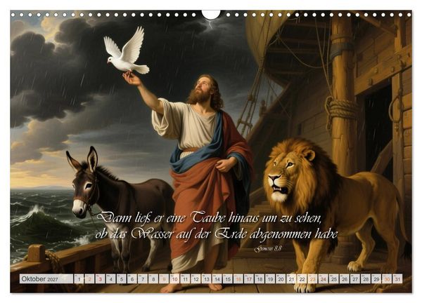 Produktbild: Die Kraft der Bibel (Wandkalender 2027 DIN A3 quer), CALVENDO Monatskalender