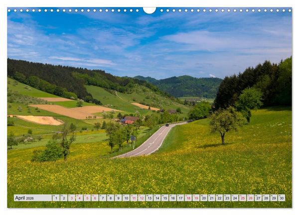 Produktbild: Zauberhaftes Kinzigtal (Wandkalender 2026 DIN A3 quer), CALVENDO Monatskalender