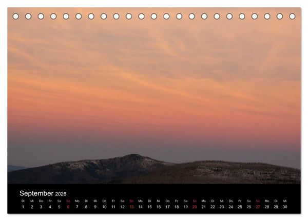 Produktbild: Bayerischer Wald - der Osten Bayerns (Tischkalender 2026 DIN A5 quer), CALVENDO Monatskalender