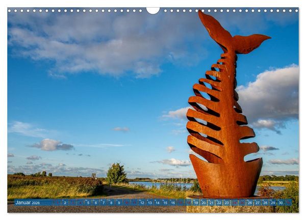 Produktbild: Greetsiel, die ostfriesische Perle und seine Umgebung (Wandkalender 2026 DIN A3 quer), CALVENDO Monatskalender