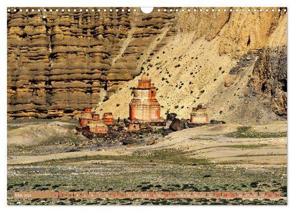 Produktbild: Tsch&ouml;rten, Architektur des Himalaya (Wandkalender 2026 DIN A3 quer), CALVENDO Monatskalender