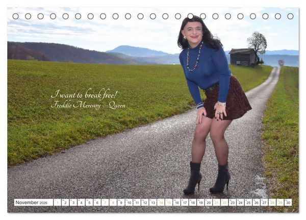 Produktbild: Miranda Cruz - Die Frau von nebenan (Tischkalender 2026 DIN A5 quer), CALVENDO Monatskalender