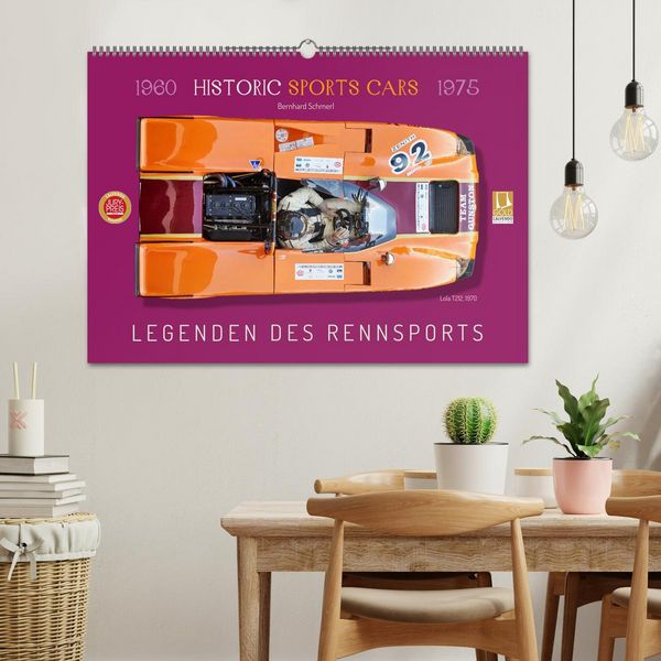 Produktbild: Legenden des Rennsports Historic Sports Cars 1960-1975 (Wandkalender 2026 DIN A2 quer), CALVENDO Monatskalender