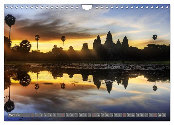 Produktbild: Kambodscha &bull; Angkor Wat (Wandkalender 2026 DIN A4 quer), CALVENDO Monatskalender