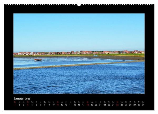 Produktbild: Juist &ndash; Insel im Wattenmeer (Wandkalender 2026 DIN A2 quer), CALVENDO Monatskalender