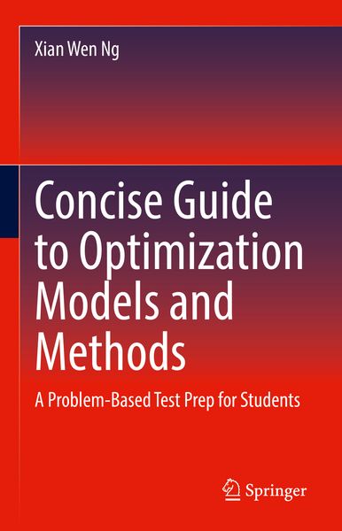 Produktbild: Concise Guide to Optimization Models and Methods