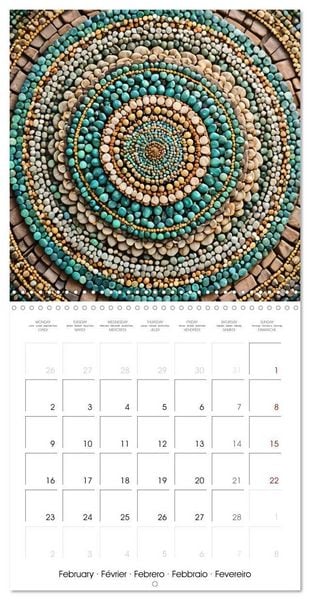 Produktbild: Mandalas of Mother Earth (Wall Calendar 2026 12 &times; 12 Inch) CALVENDO 12 Month Wall Calendar