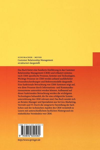 Produktbild: Customer Relationship Management strukturiert dargestellt
