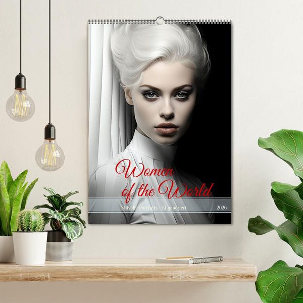 Produktbild: Woman of the World (Wandkalender 2026 DIN A2 hoch), CALVENDO Monatskalender