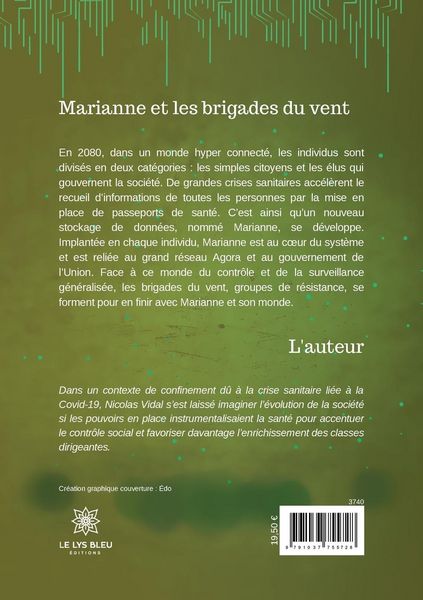 Produktbild: Vidal, N: Marianne et les brigades du vent