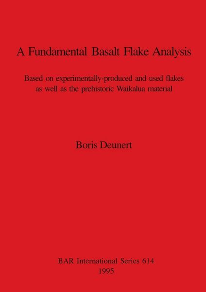 Produktbild: A Fundamental Basalt Flake Analysis