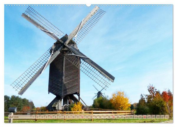 Produktbild: Gifhorn - Kleine Reise durch die Welt der M&uuml;hlen (Wandkalender 2026 DIN A2 quer), CALVENDO Monatskalender