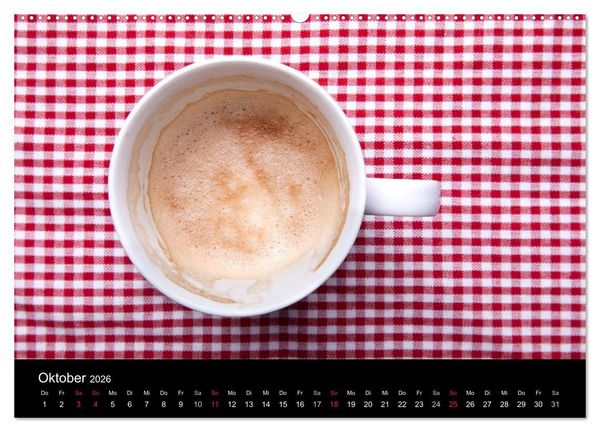 Produktbild: Kaffee & Schokolade (Wandkalender 2026 DIN A2 quer), CALVENDO Monatskalender