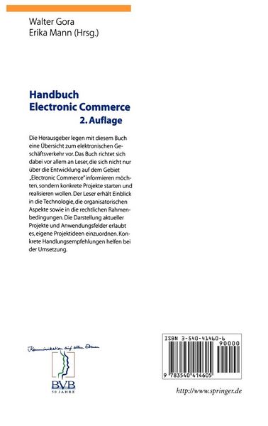 Produktbild: Handbuch Electronic Commerce