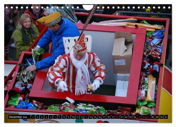 Produktbild: K&ouml;lner Karneval - das ganze Jahr! (Wandkalender 2026 DIN A4 quer), CALVENDO Monatskalender