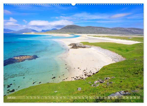 Produktbild: Von den Highlands zu den Hebriden (hochwertiger Premium Wandkalender 2026 DIN A2 quer), Kunstdruck in Hochglanz