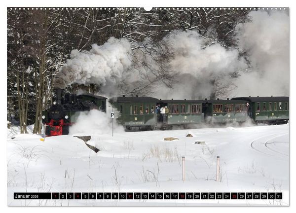 Produktbild: Schmalspurbahnen in Sachsen Anhalt (Wandkalender 2026 DIN A2 quer), CALVENDO Monatskalender