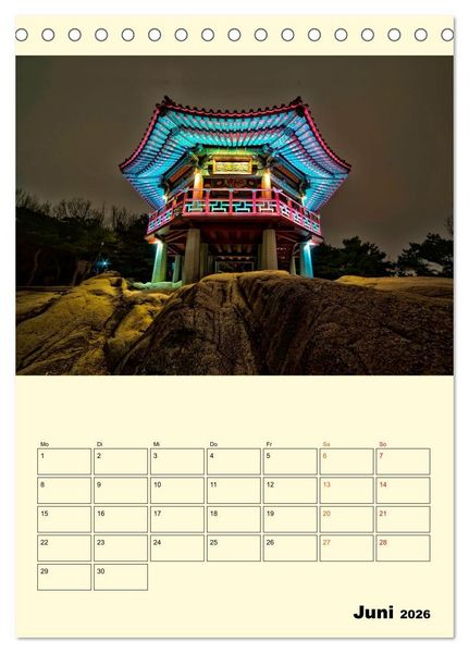 Produktbild: S&uuml;dkorea - Tradition und Hightech (Tischkalender 2026 DIN A5 hoch), CALVENDO Monatskalender