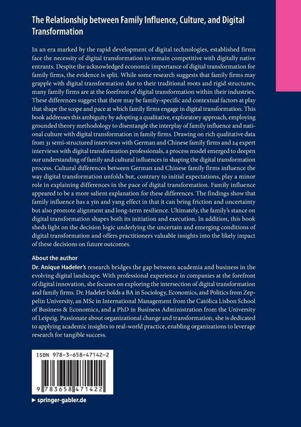 Produktbild: The Relationship between Family Influence, Culture, and Digital Transformation