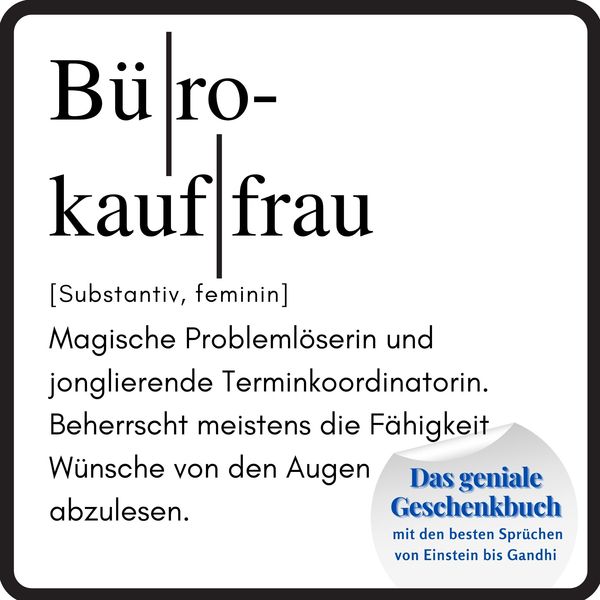 Produktbild: B&uuml;rokauffrau