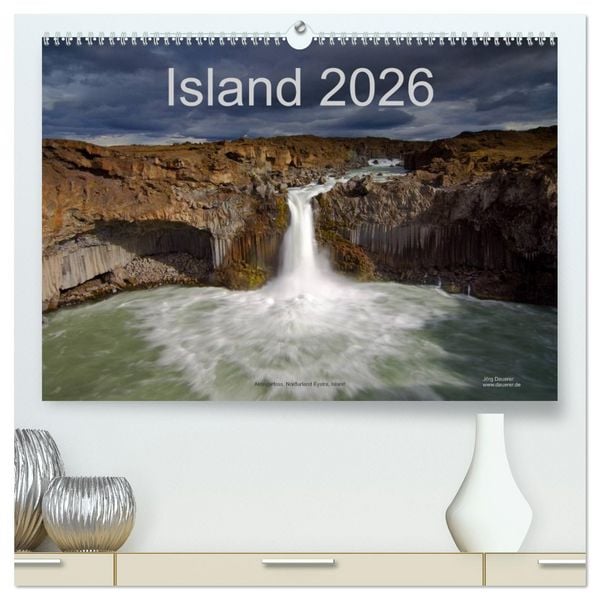 Produktbild: Island (hochwertiger Premium Wandkalender 2026 DIN A2 quer), Kunstdruck in Hochglanz