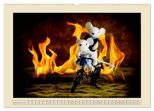 Produktbild: Bei Familie Maus zuhaus (Wandkalender 2026 DIN A2 quer), CALVENDO Monatskalender