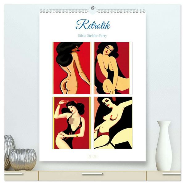 Produktbild: Retrotik (hochwertiger Premium Wandkalender 2026 DIN A2 hoch), Kunstdruck in Hochglanz