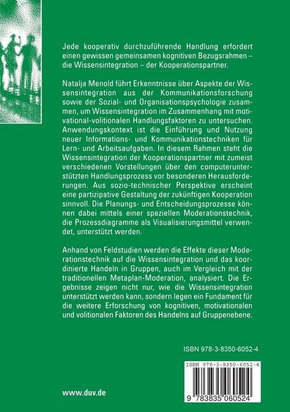 Produktbild: Wissensintegration und Handeln in Gruppen