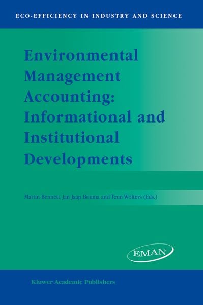 Produktbild: Environmental Management Accounting: Informational and Institutional Developments