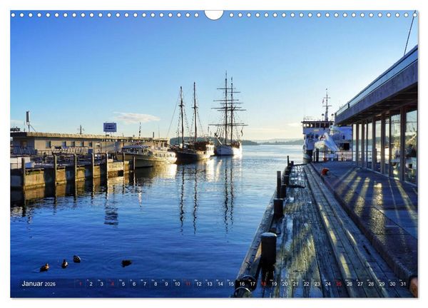 Produktbild: Oslo - Norwegen (Wandkalender 2026 DIN A3 quer), CALVENDO Monatskalender