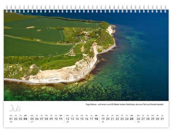 Produktbild: Kalender R&uuml;gen Luftaufnahmen kompakt 2027