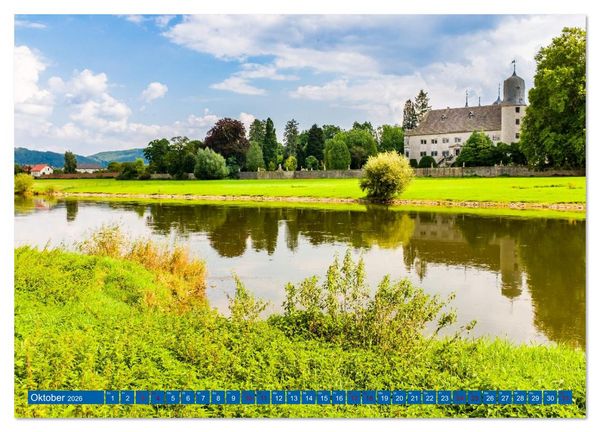 Produktbild: Die Obere Weser - von Bad Karlshafen bis Hameln (Wandkalender 2026 DIN A4 quer), CALVENDO Monatskalender
