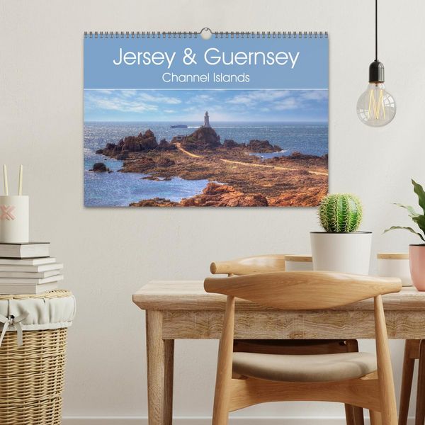 Produktbild: Jersey & Guernsey - Channel Islands (Wall Calendar 2026 DIN A3 landscape), CALVENDO 12 Month Wall Calendar