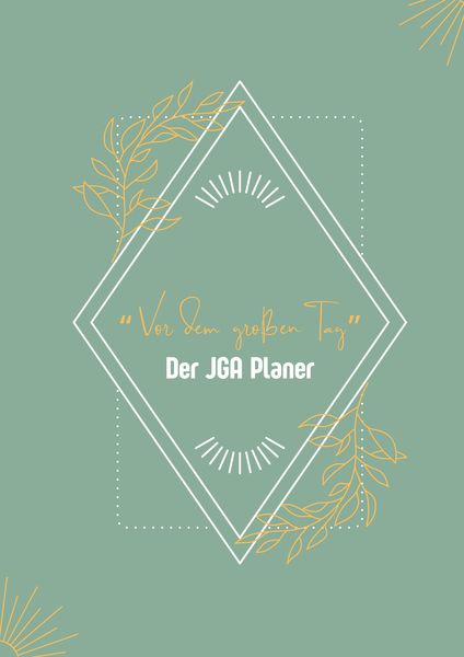 Produktbild: "Vor dem gro&szlig;en Tag" - Der JGA Planer