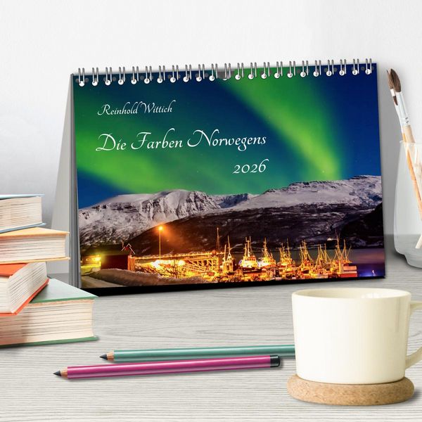Produktbild: Die Farben Norwegens (Tischkalender 2026 DIN A5 quer), CALVENDO Monatskalender