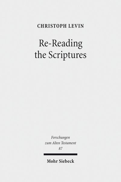 Produktbild: Re-Reading the Scriptures