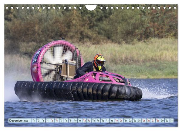 Produktbild: Hovercraft Racing on the Thuringian Sea (Wall Calendar 2026 DIN A4 landscape), CALVENDO 12 Month Wall Calendar
