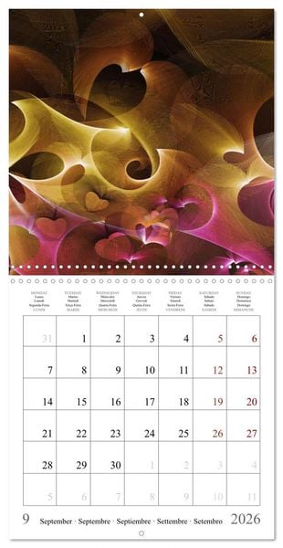 Produktbild: Digital fantasy (Wall Calendar 2026 12 &times; 12 Inch) CALVENDO 12 Month Wall Calendar